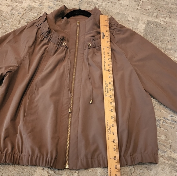 Chico's Zenergy brown tan zip jacket - Picture 15 of 16